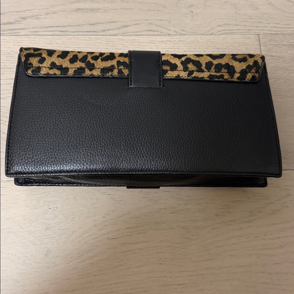 Kate Spade Leopard and Black Clutch - Picture 2 of 4